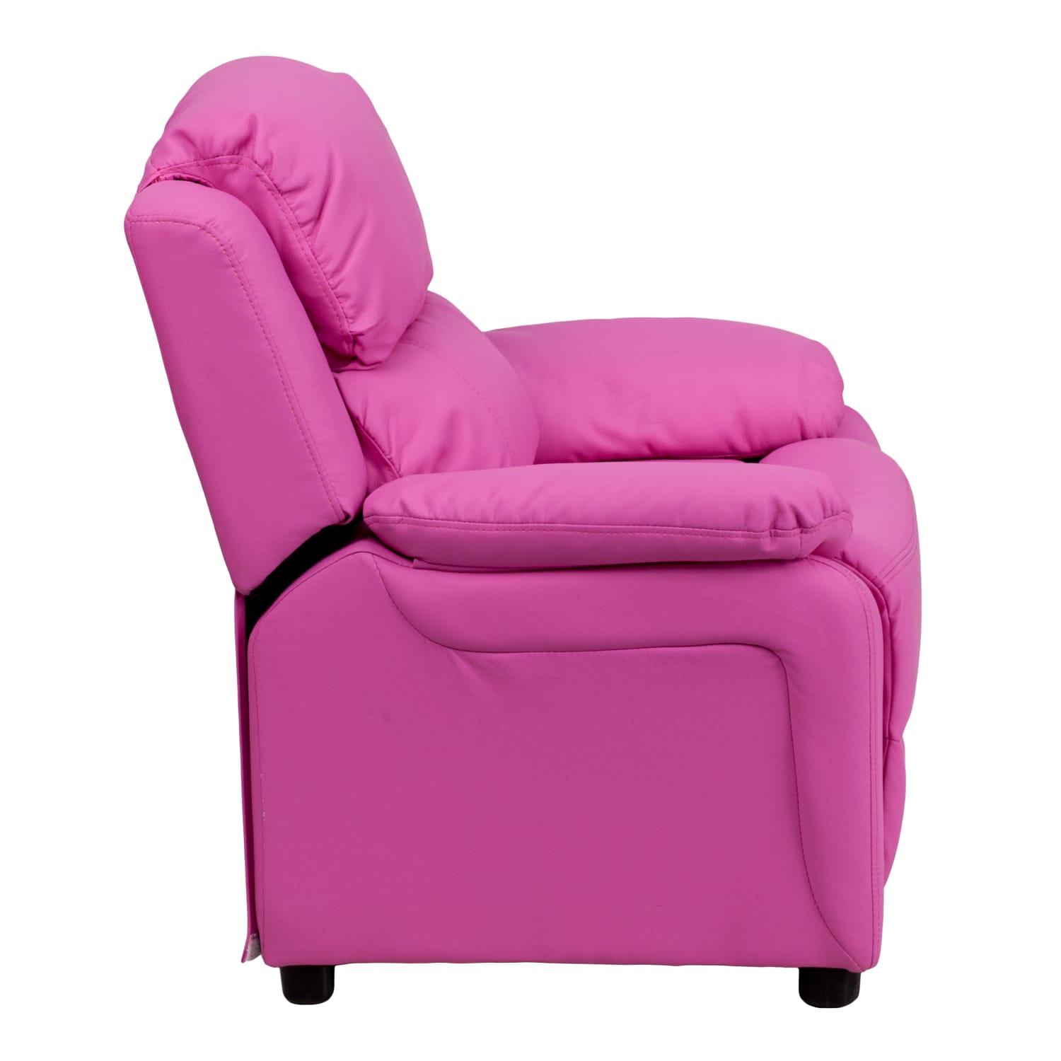 Flash Furniture Deluxe Padded Contemporary Vinyl Kids Recliner Accent Chair With Storage Arms Hot Pink PopularChairscom Flash Furniture Deluxe Padded Contemporary Vinyl Kids Recliner Accent Chair With Storage Arms Hot Pink PopularChairscom