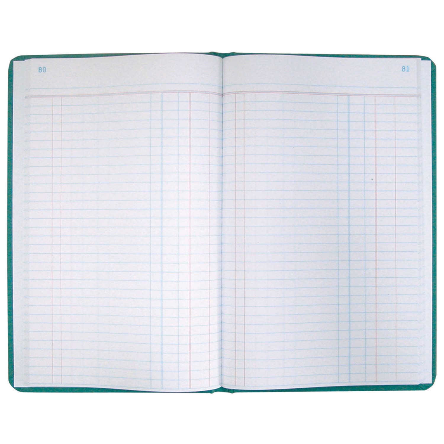 Boorum & Pease Canvas Account Book, Journal, 16 Lb., 12 1/8in x 7 5/8in, 300 Pages, Blue