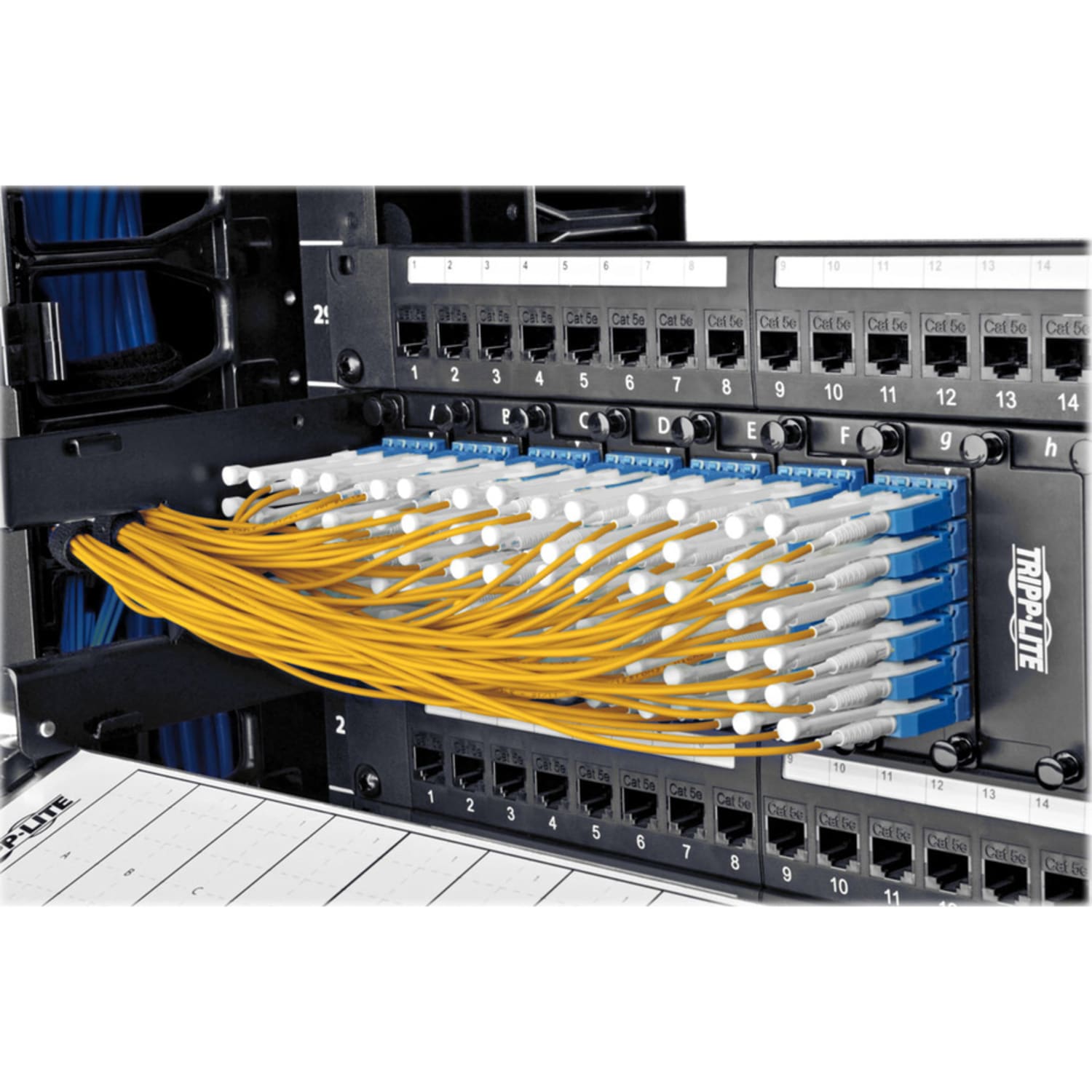 Eaton Tripp Lite Series Duplex Singlemode 9/125 Fiber Patch Cable (LC/LC), Push/Pull Tabs, 2 m (6 ft.) - Fiber Optic  - N37002MT - Image 4