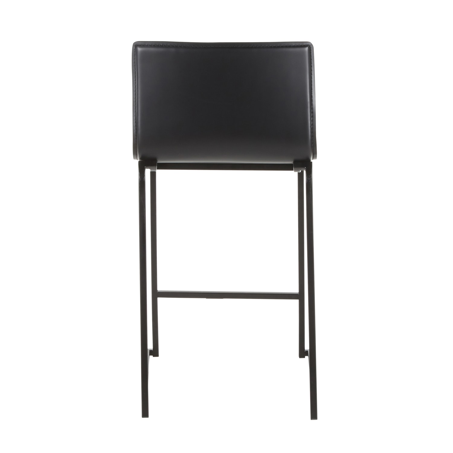 LumiSource Mara Counter Stools, Black, Set Of 2 Stools - Image 8