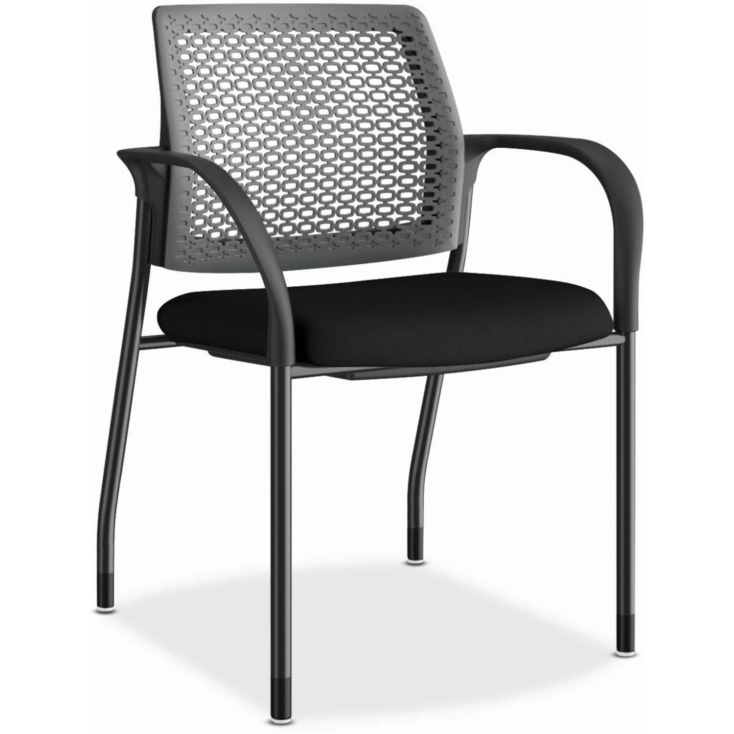 HON Ignition ReActiv-Back Stacking Chair, Black - Image 3