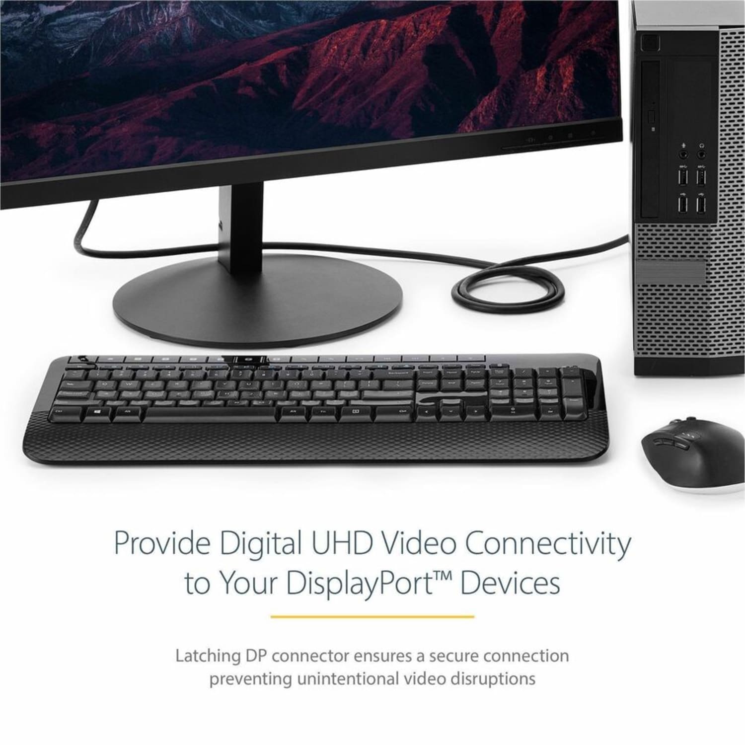 StarTech.com Long DisplayPort 1.2 Cable With Latches, 15ft - Image 6