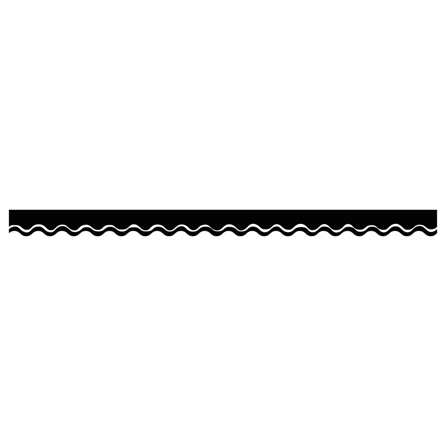 Barker Creek Scalloped-Edge Border Strips, 2 1/4in x 36in, Happy Black, Pre-K To College, Pack Of 26 - Image 4