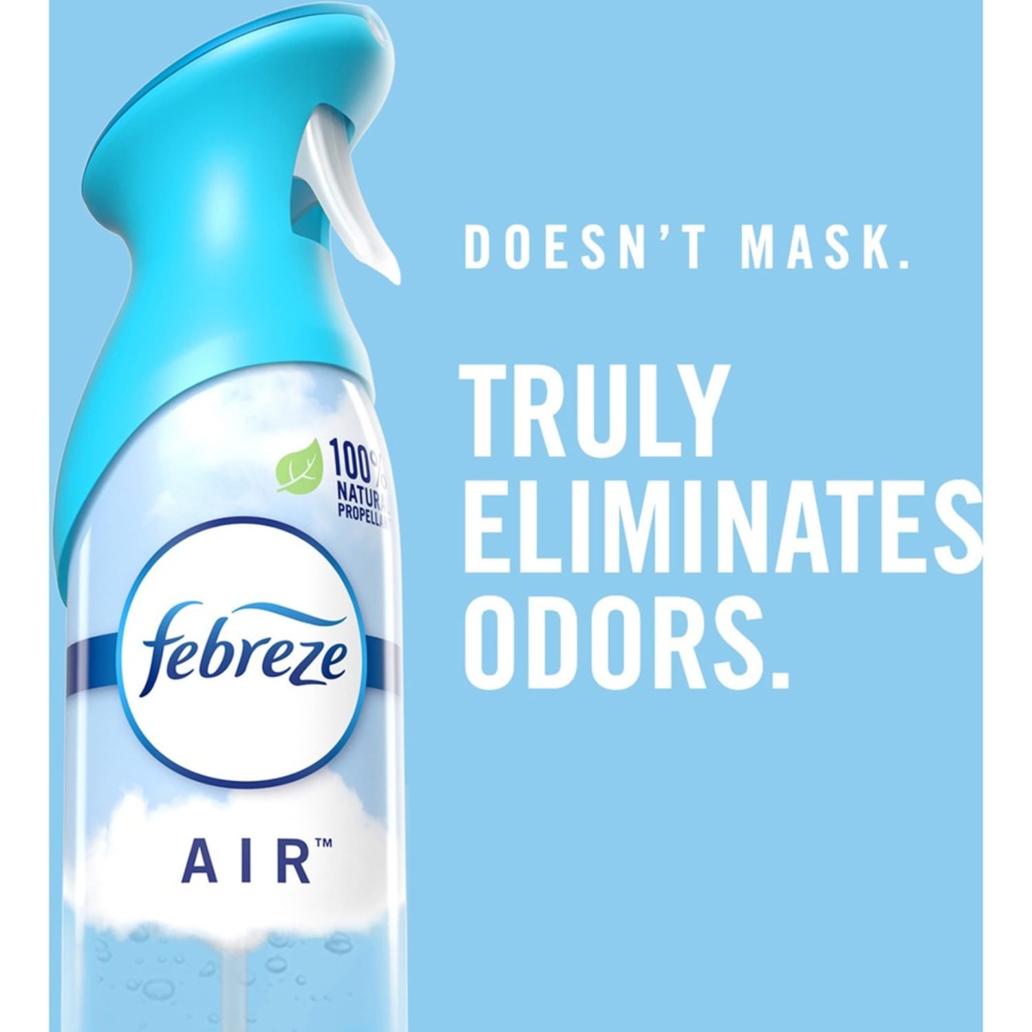 Febreze Air Freshener Spray - Spray - 8.8 fl oz (0.3 quart) - Crisp Clean - Odor Neutralizer, VOC-free, Heavy Duty - 3 / Pack - Image 3