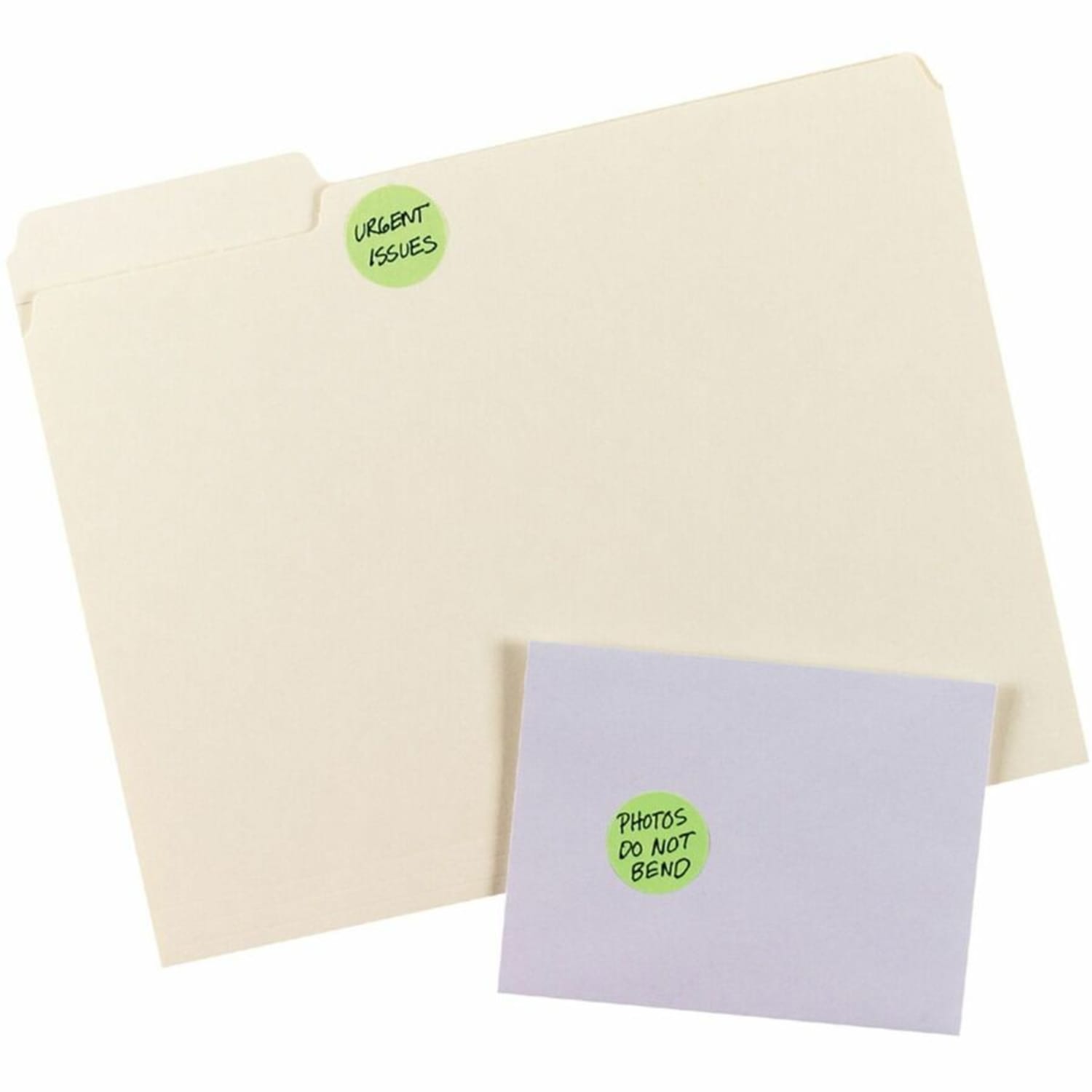 Avery Removable Print Or Write Color Coding Labels For Laser Printers, 5498, Round, 1-1/4in Diameter, Neon Green, Pack Of 400 - Image 6
