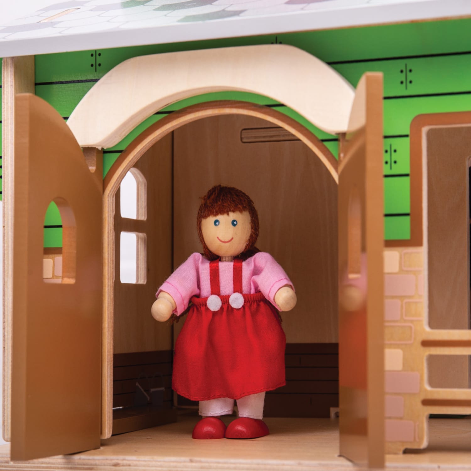 Bigjigs Toys Cobblestone Farm Playset - Image 4