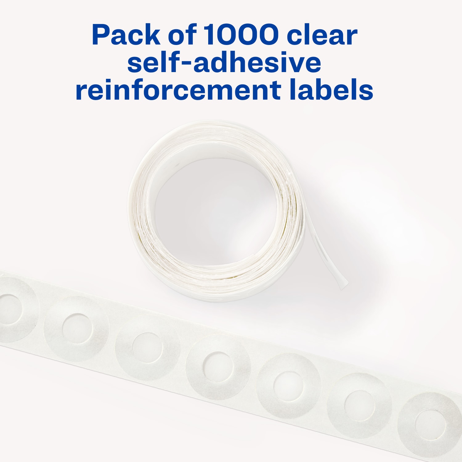 Avery Hole Reinforcements, Clear, 1,000 Labels (5722) - Image 4