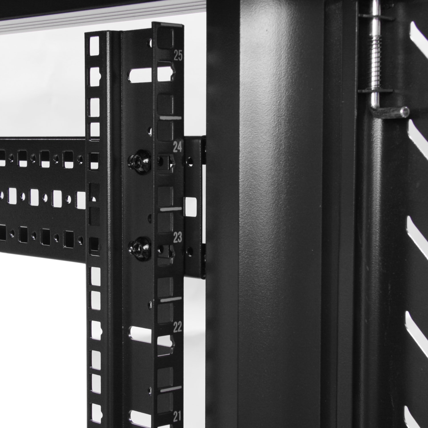 StarTech.com 25U 36in Knock-Down Server Rack Cabinet with Casters - Easy to transport and quickly assemble 25U secure portable server rack cabinet - Image 4