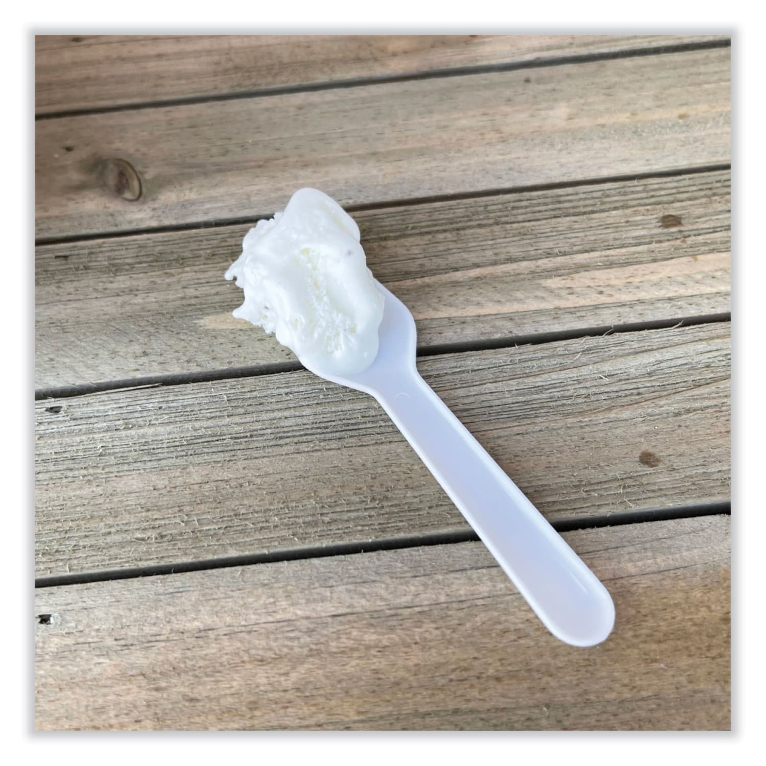 Boardwalk Heavyweight Polypropylene Cutlery, Tasting Spoon, 3-1/4in, White, Carton Of 3,000 Pieces - Image 5