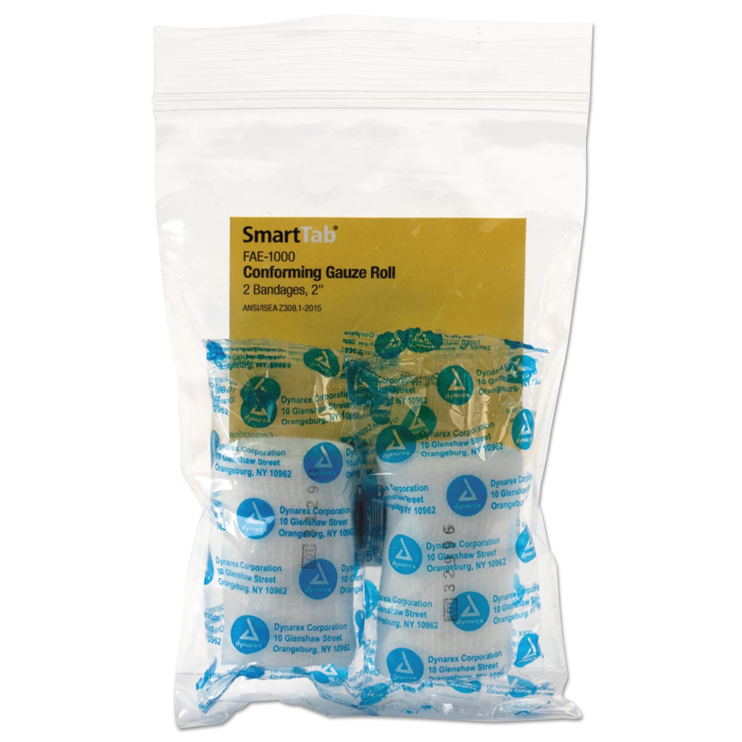 First Aid Only SmartTab Conforming Gauze Rolls Refill, 2in x 5 Yd., Pack Of 2 - Image 3