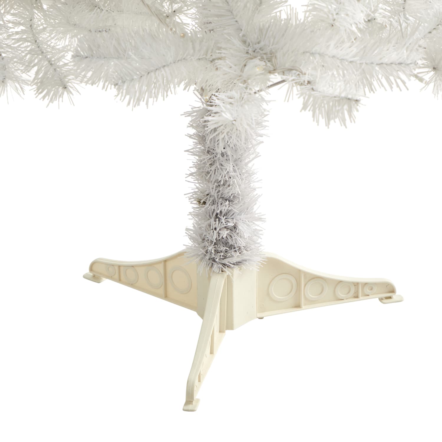 Nearly Natural Artificial Christmas Tree, 5ft, White - Image 5