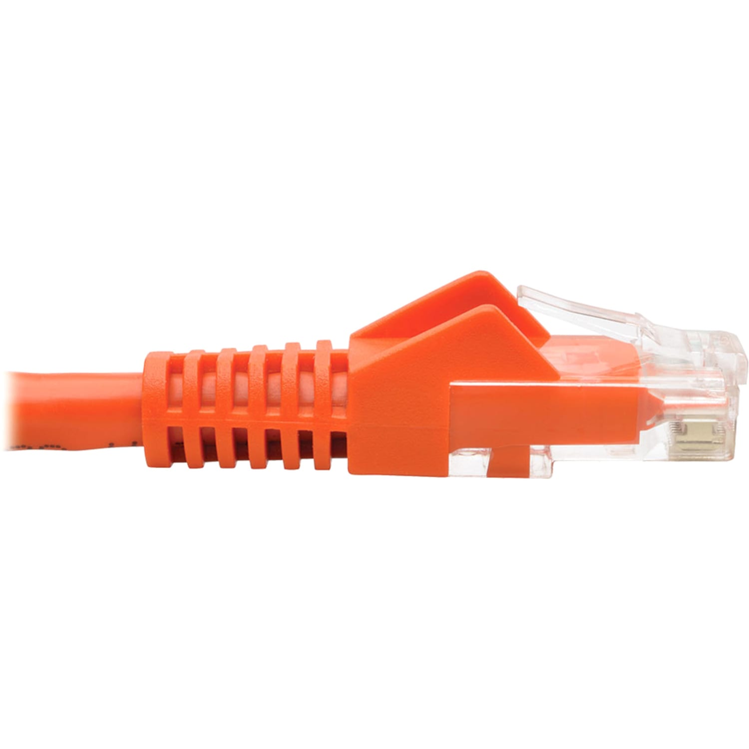 Tripp Lite Cat6 GbE Snagless Molded Patch Cable UTP Orange RJ45 M/M 35ft 35ft - 35.10 ft - 1x RJ-45 Male Network - N201035OR - Image 4