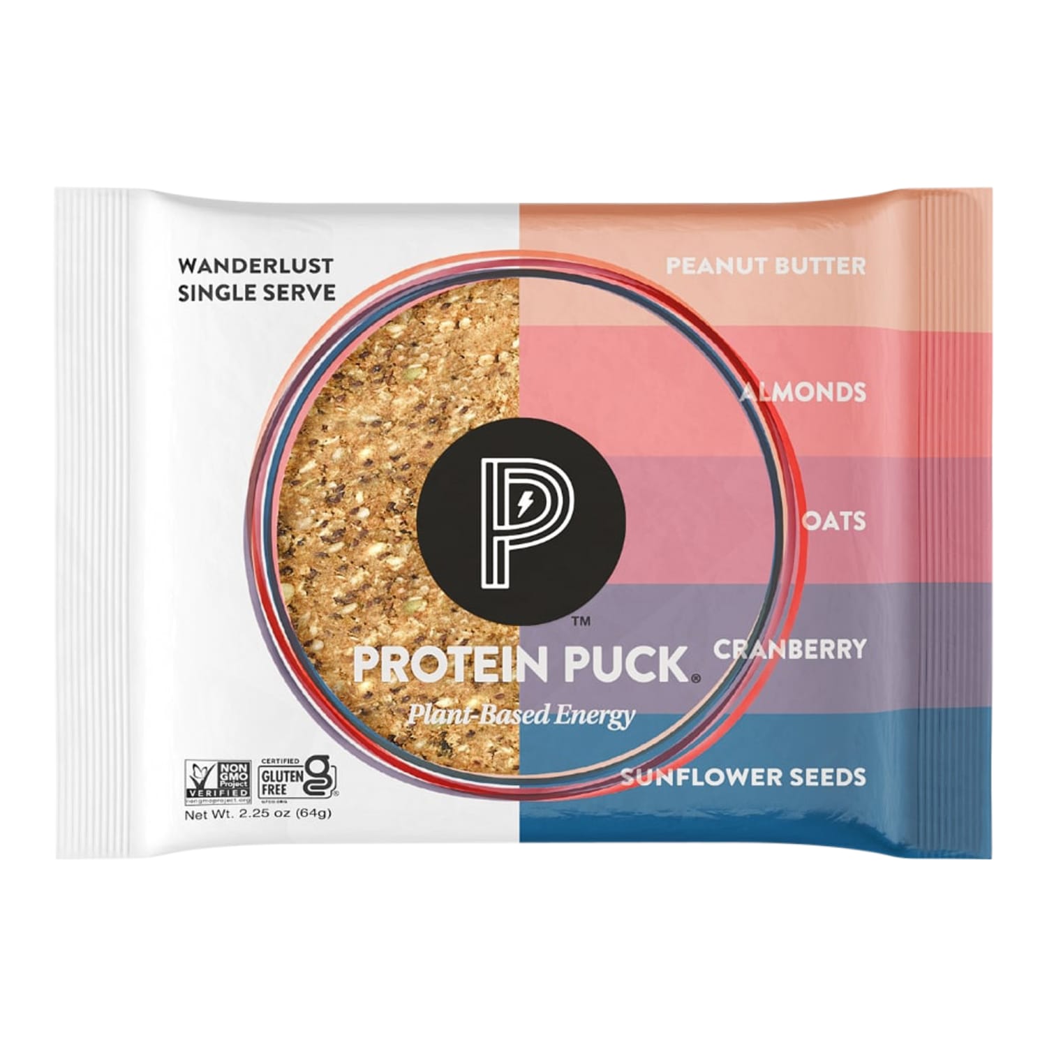 Protein Puck, Wanderlust, Peanut Butter Cranberry 16-2.25 oz - Image 3