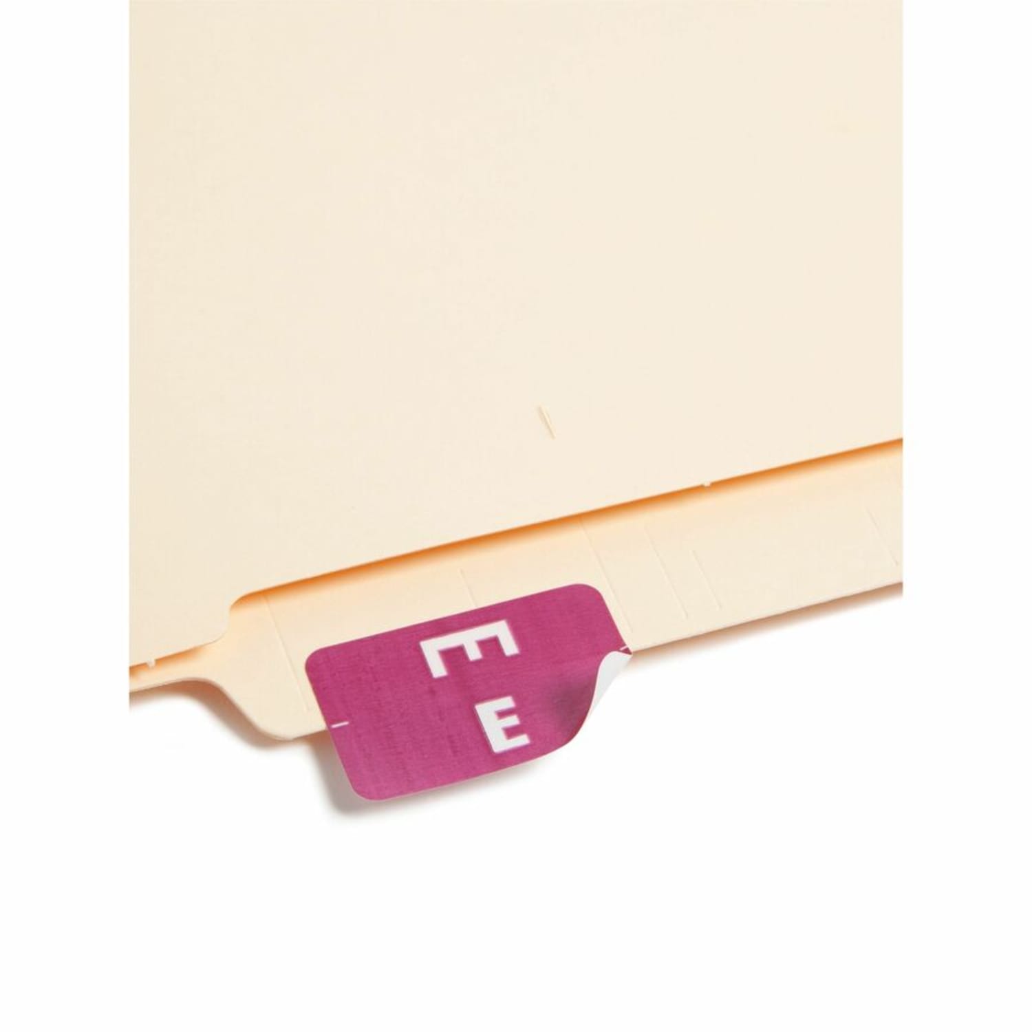 Smead ACCS Alphaz Permanent Color-Coded Label Refill Pack, E, Purple, Pack Of 100 - Image 3