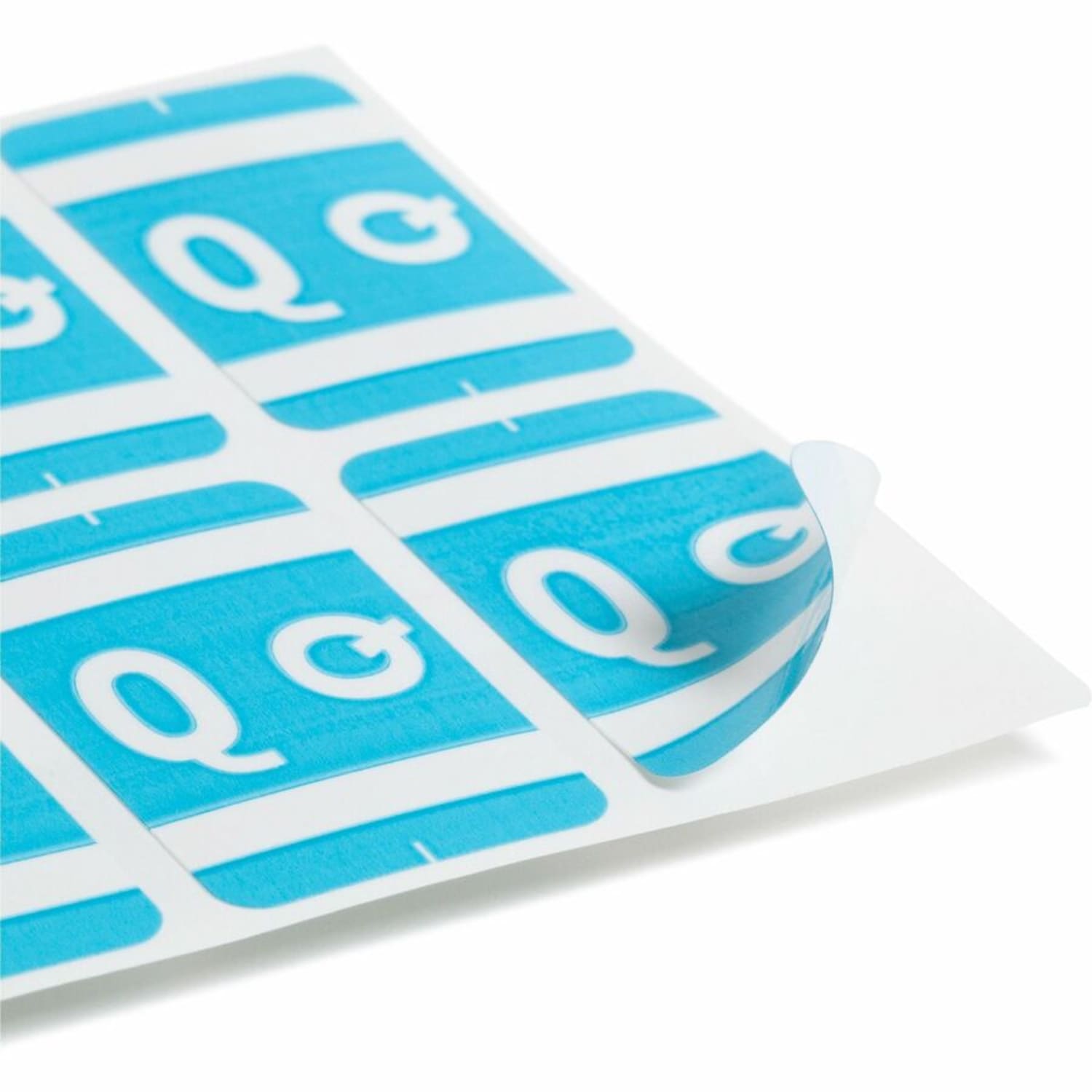 Smead ACCS Alphaz Permanent Color-Coded Label Refill Pack, Q, Light Blue, Pack Of 100 - Image 5