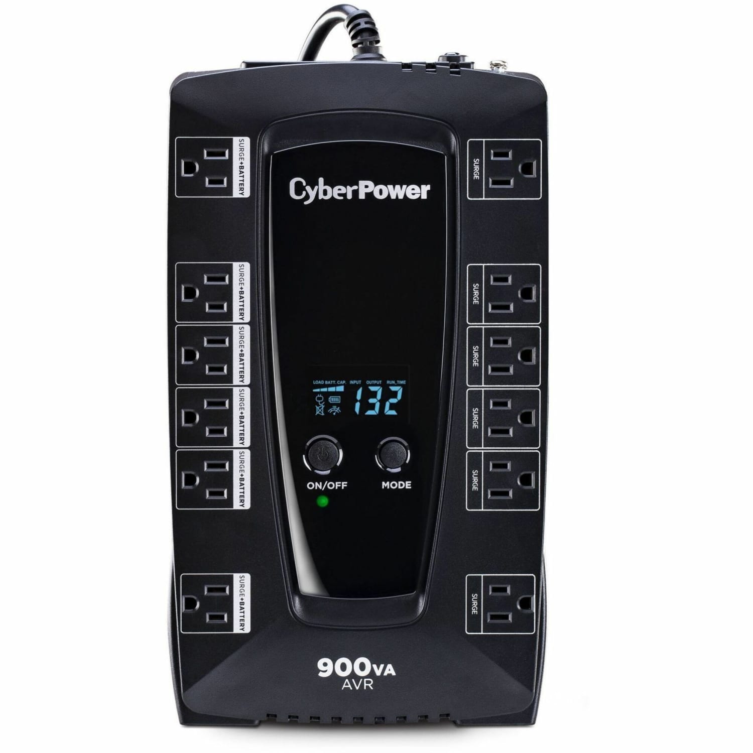 CyberPower Intelligent LCD Series AVRG900LCD 900VA 480W UPS