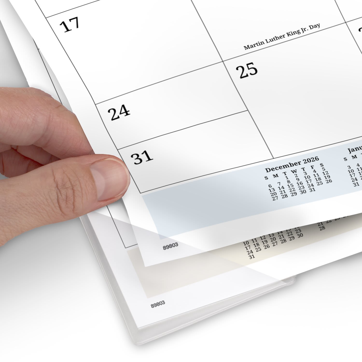 AT-A-GLANCE 2027 Panoramic Seascape Monthly Desk Pad, Standard, 21 3/4in x 17in - Image 6