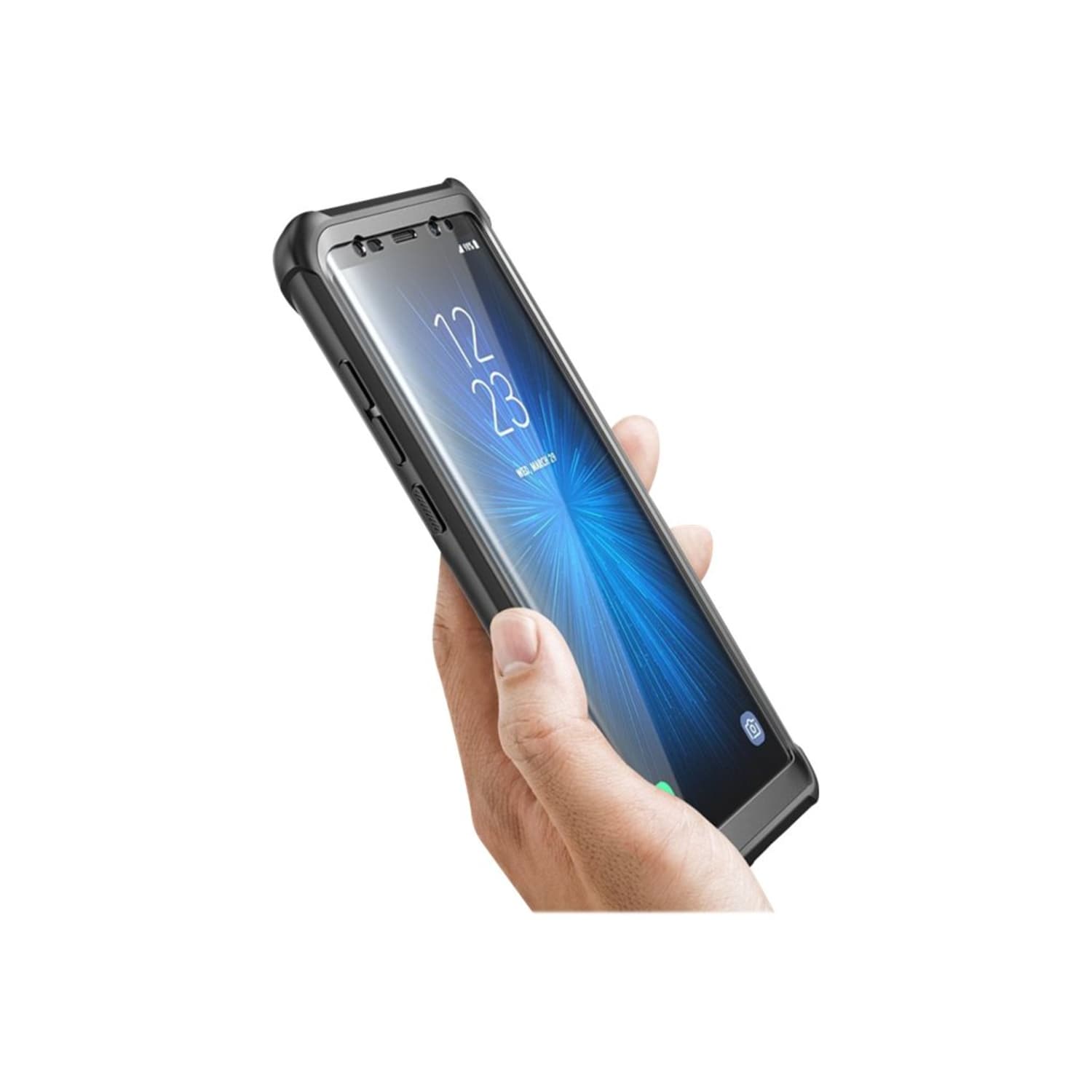 i-Blason Ares - Protective case for cell phone - rugged - thermoplastic polyurethane (TPU) - black - for Samsung Galaxy Note8 - Image 3