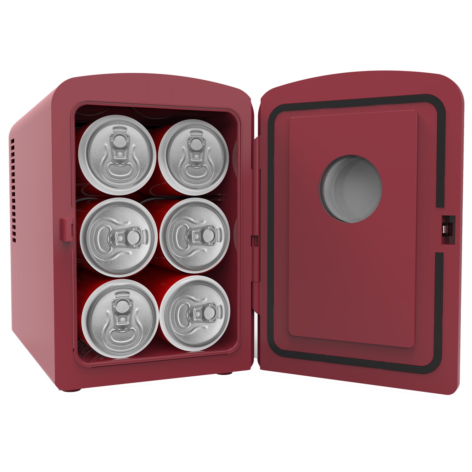 Frigidaire 9-Can Mini Fridge Cooler with Crocodile Door, Red, EFMIS181-REDCROC - Image 3