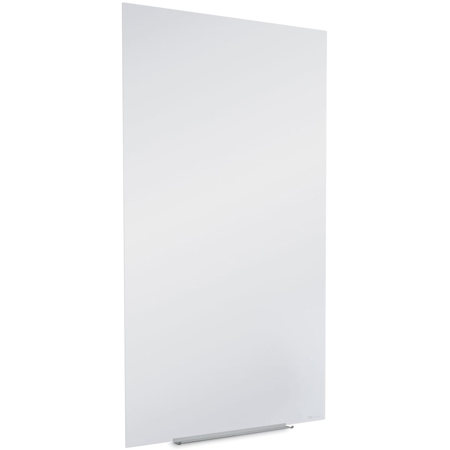 Quartet InvisaMount Vertical Glass Dry-Erase Board - 28x50 - 50in (4.2 ft) Width x 28in (2.3 ft) Height - White Glass Surface - Rectangle - Vertical - Magnetic - 1 Each - Image 3