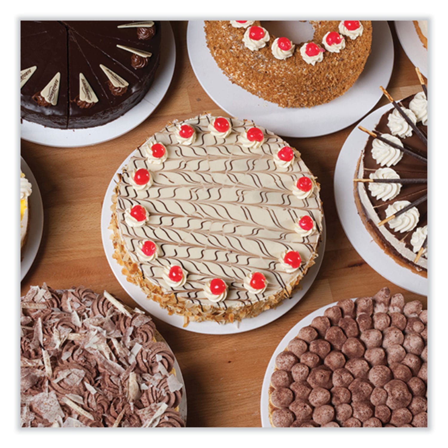 SCT Cake Circles, 1inH x 16inW x 1inD, Bright White, Carton Of 100 Circles - Image 3