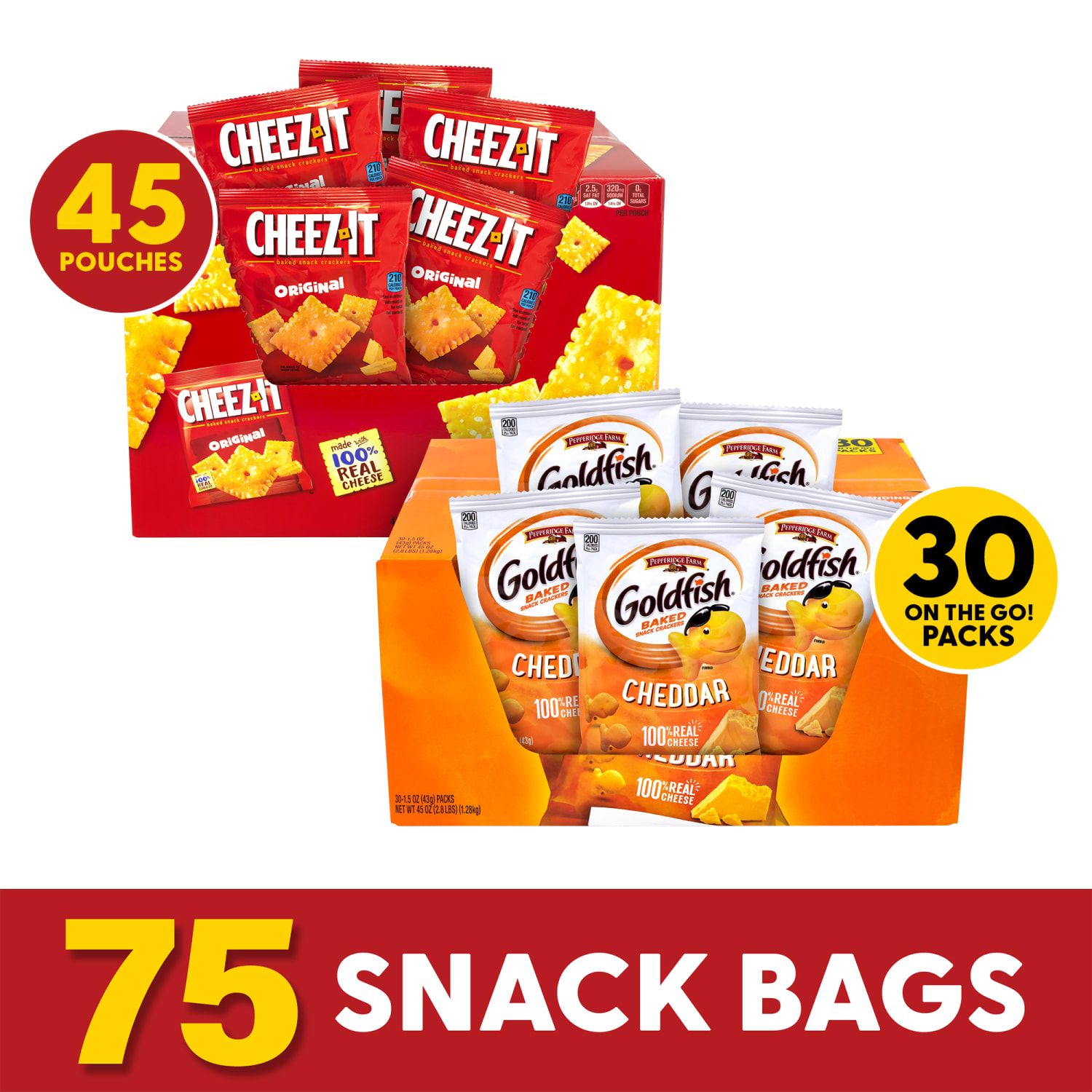 Goldfish Baked Snack Crackers/Sunshine Cheez-It Bundle - Image 3