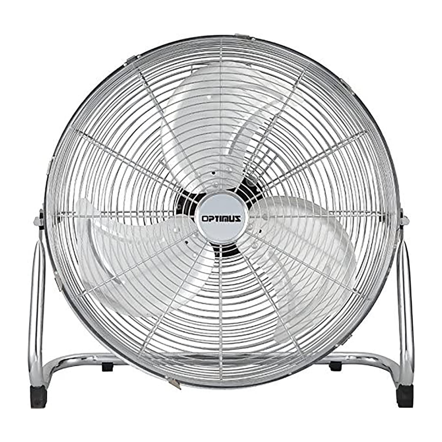 Optimus 12in 3-Speed Industrial-Grade High-Velocity Fan With Chrome Grill, 15-3/8in x 14in - Image 3