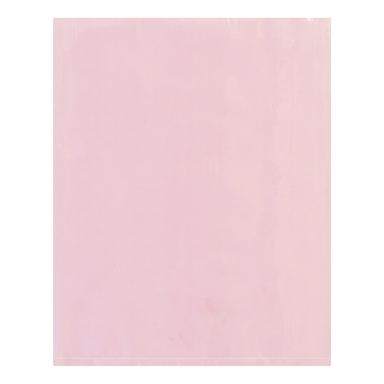 Office Depot Brand 2 Mil Anti-Static Flat Poly Bags, 10in x 14in, Pink, Case Of 1000