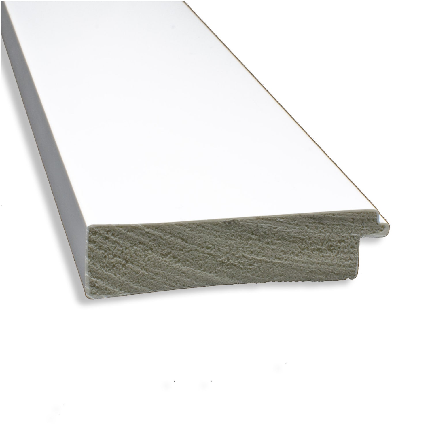 Amanti Art Rectangular Non-Magnetic Cork Bulletin Board, Natural, 29in x 21in, Cabinet White Plastic Frame - Image 3
