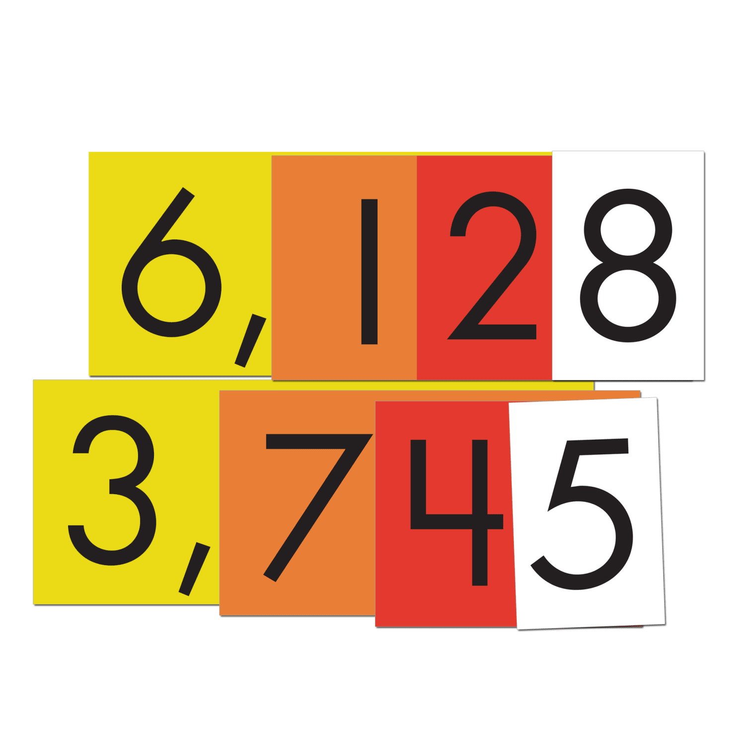 Sensational Math 4-Value Whole Numbers Place Value Cards Set, 40 Cards Per Set, Pack Of 3 Sets - Image 3