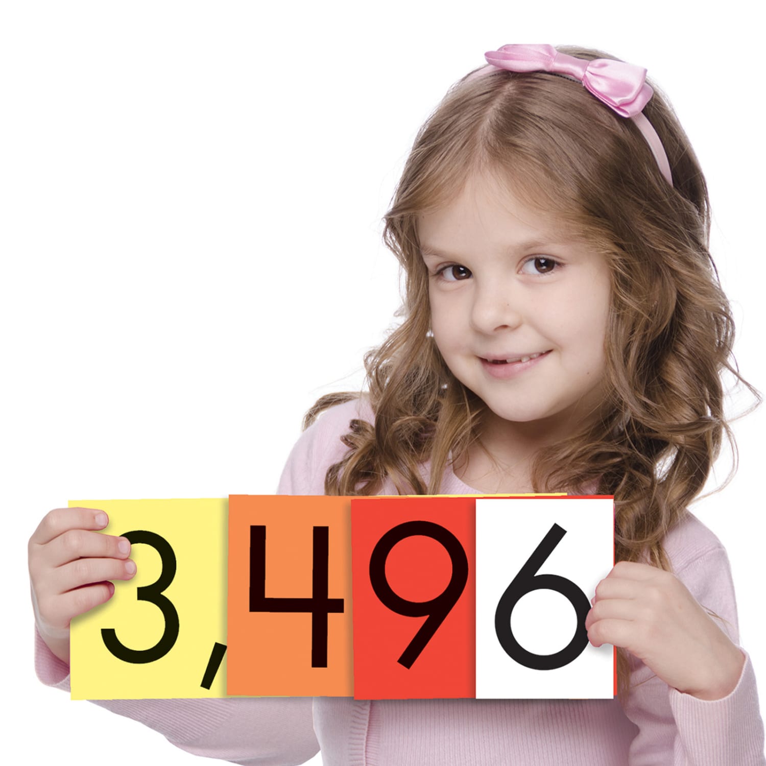Sensational Math 4-Value Whole Numbers Place Value Cards Set, 40 Cards Per Set, Pack Of 3 Sets - Image 4