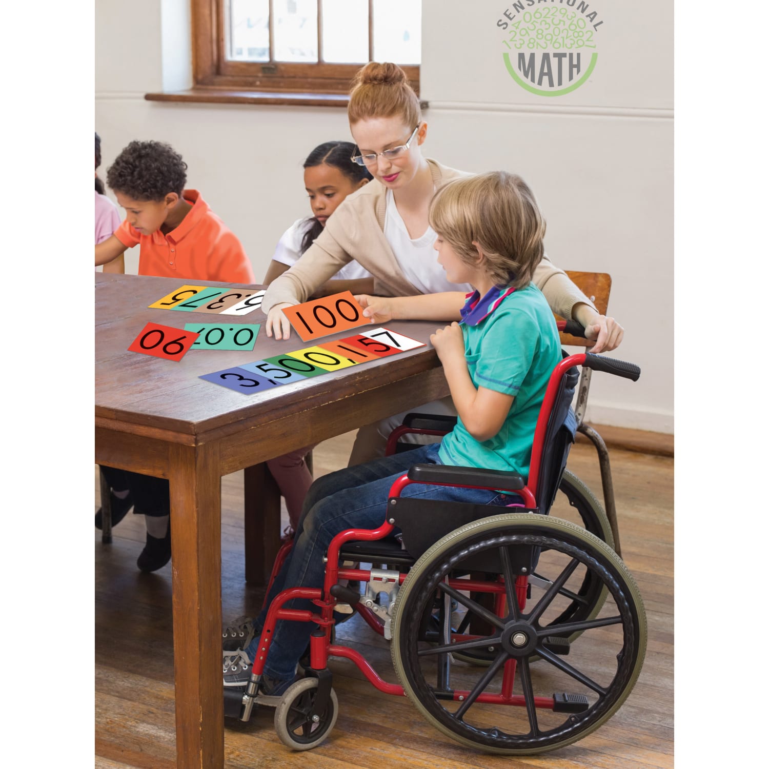 Sensational Math 4-Value Whole Numbers Place Value Cards Set, 40 Cards Per Set, Pack Of 3 Sets - Image 5