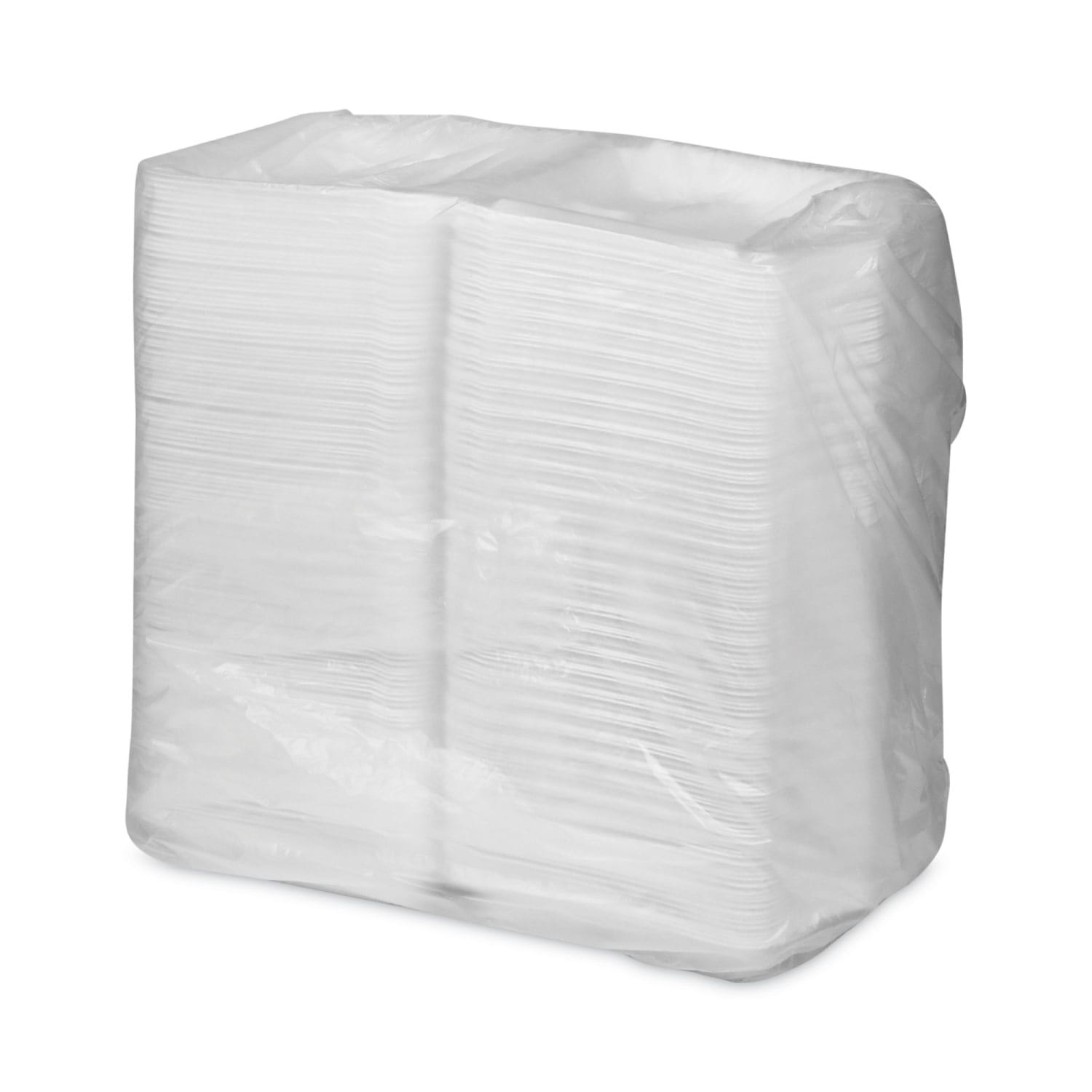 Pactiv Evergreen SmartLock Foam Hinged Lid Containers, X-Large, 3-Compartment, 3-1/4inH x 9-1/2inW x 10-1/2inD, White, Carton Of 250 Containers - Image 4