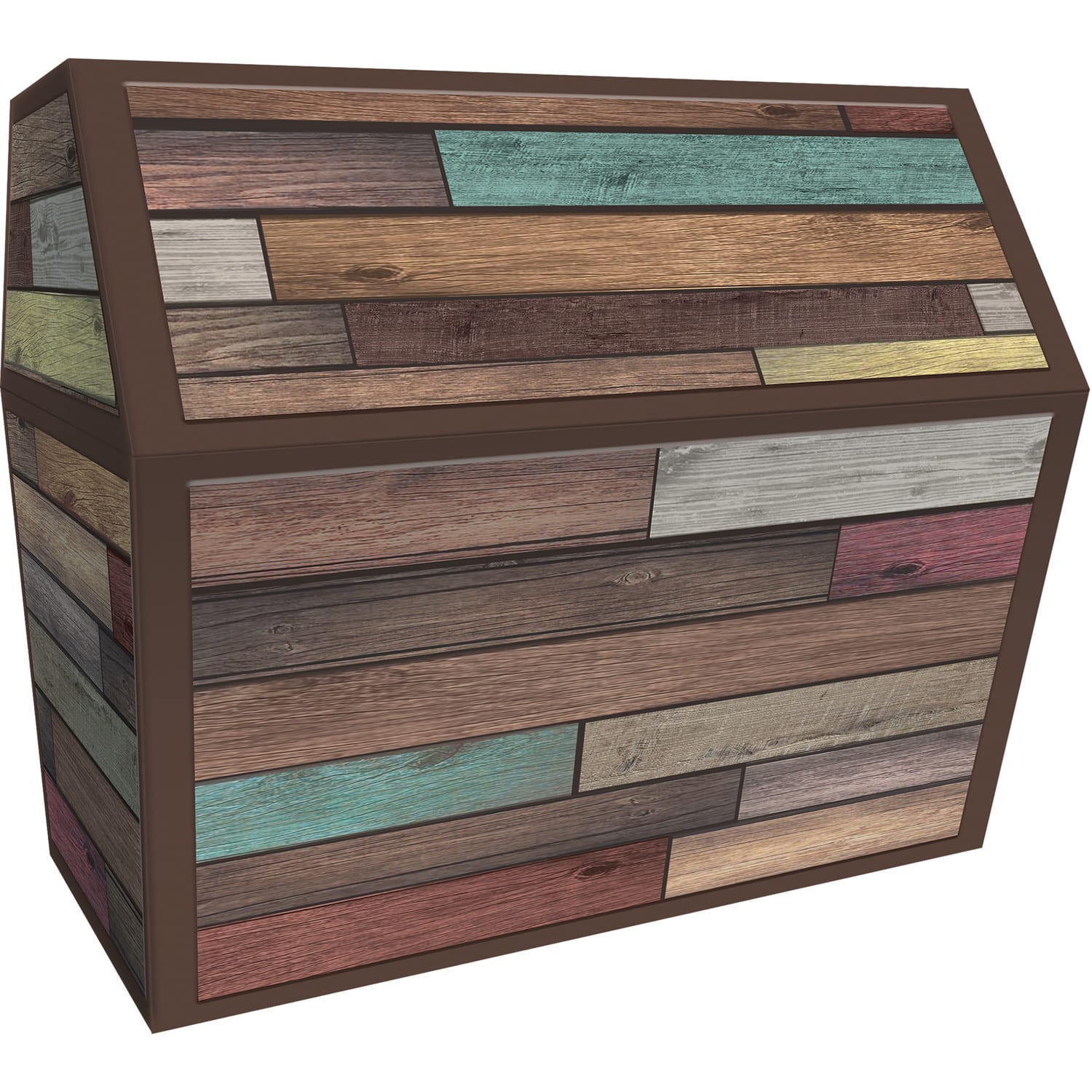 Teacher Created Resources Reclaimed Wood Design Chest, Pack Of 2 - Image 3