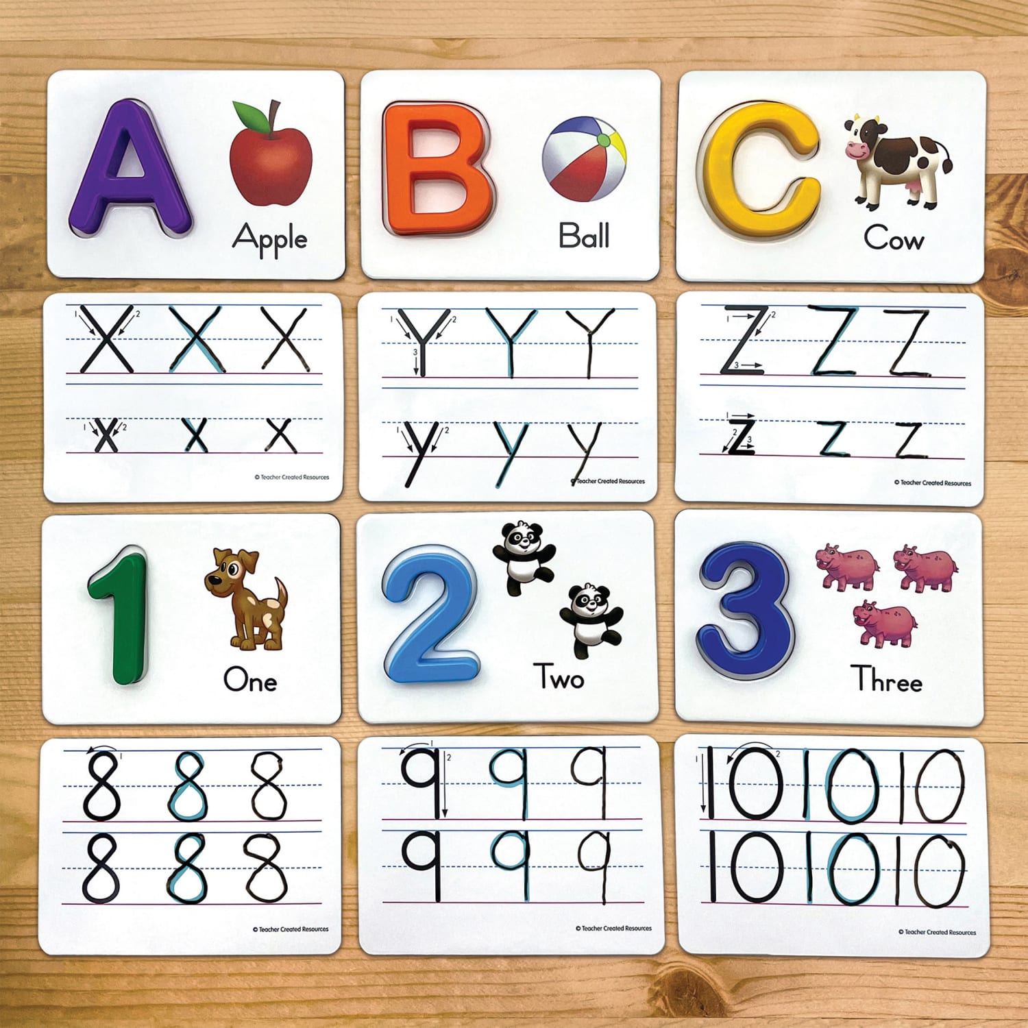 Teacher Created Resources Alphabet & Numbers Learning Cards, 3-1/4in x 4in, All Ages, Set Of 75 Pieces - Image 5