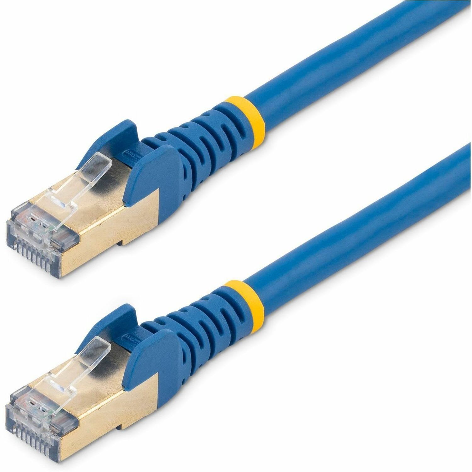 StarTech.com 7 ft CAT6a Ethernet Cable - 10 Gigabit Category 6a Shielded Snagless RJ45 100W PoE Patch Cord - 10GbE Blue UL/TIA Certified - Image 4