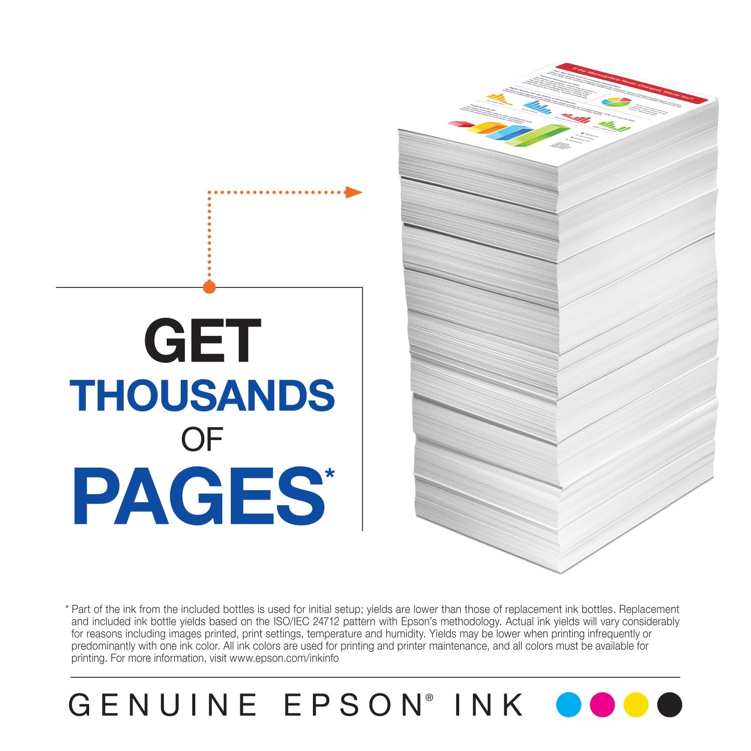 Epson 664 EcoTank Yellow Refill Ink Bottle, T664420-S - Image 4