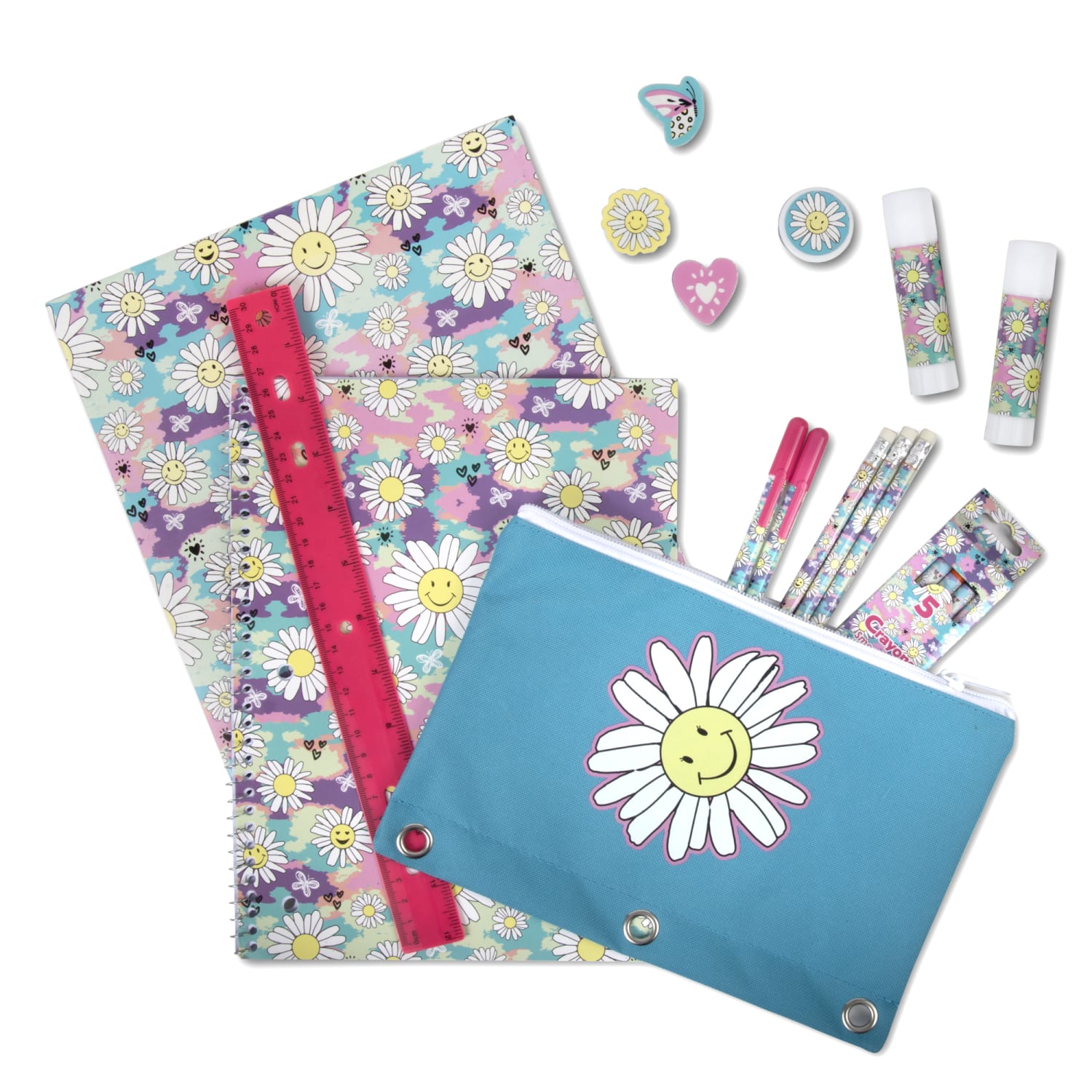 Trailmaker 20-Piece School Supply Kit, Daisy - Image 6