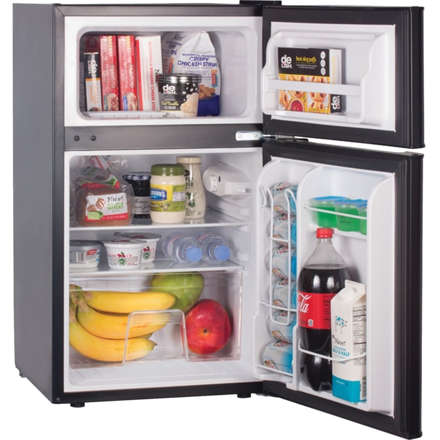 Commercial Cool CCRD32B 2.35 Cu Ft Refrigerator/Freezer, Black - Image 3