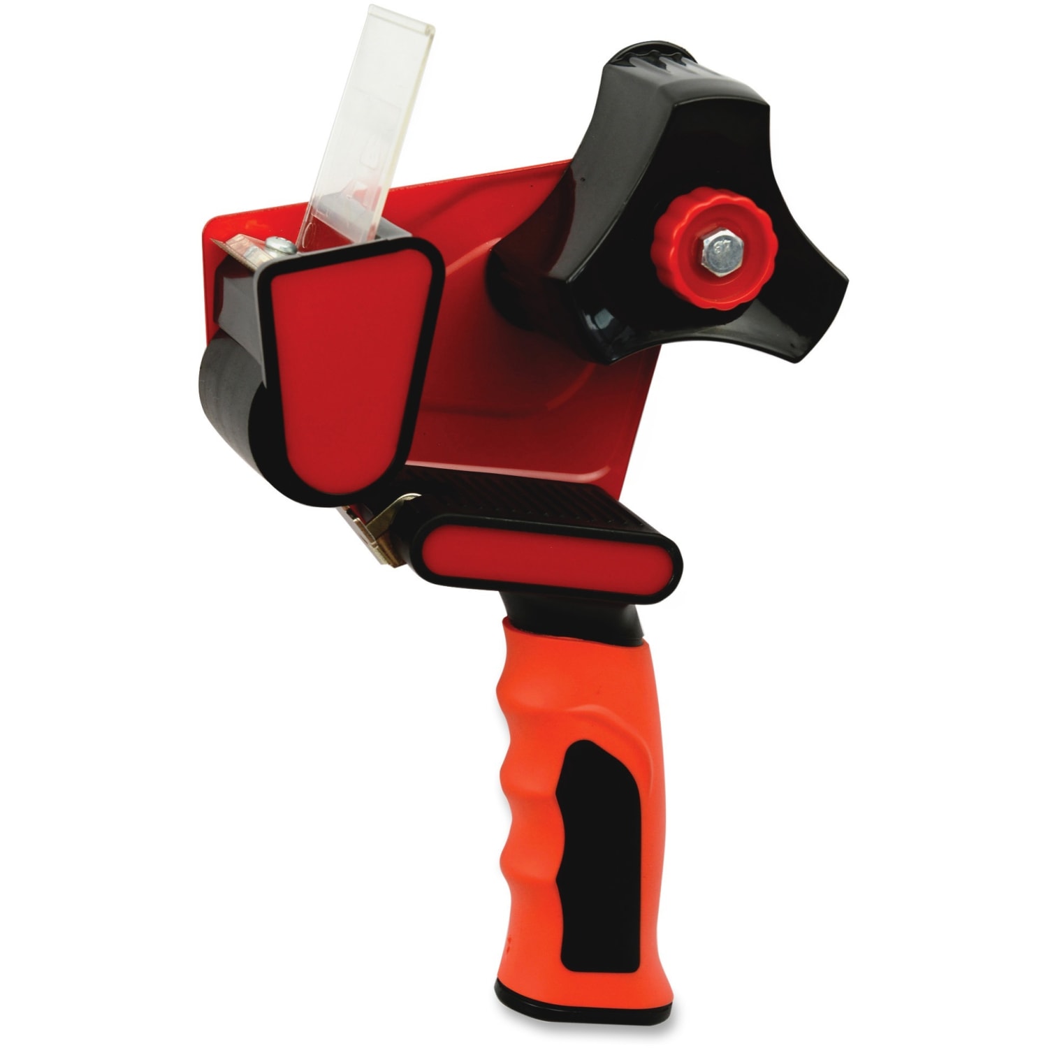 Sparco Handheld Tape Dispenser - 3in Core - Refillable - Ergonomic Design, Adjustable Tension Mechanism, Durable - Red, Black - 1 Each - Image 4