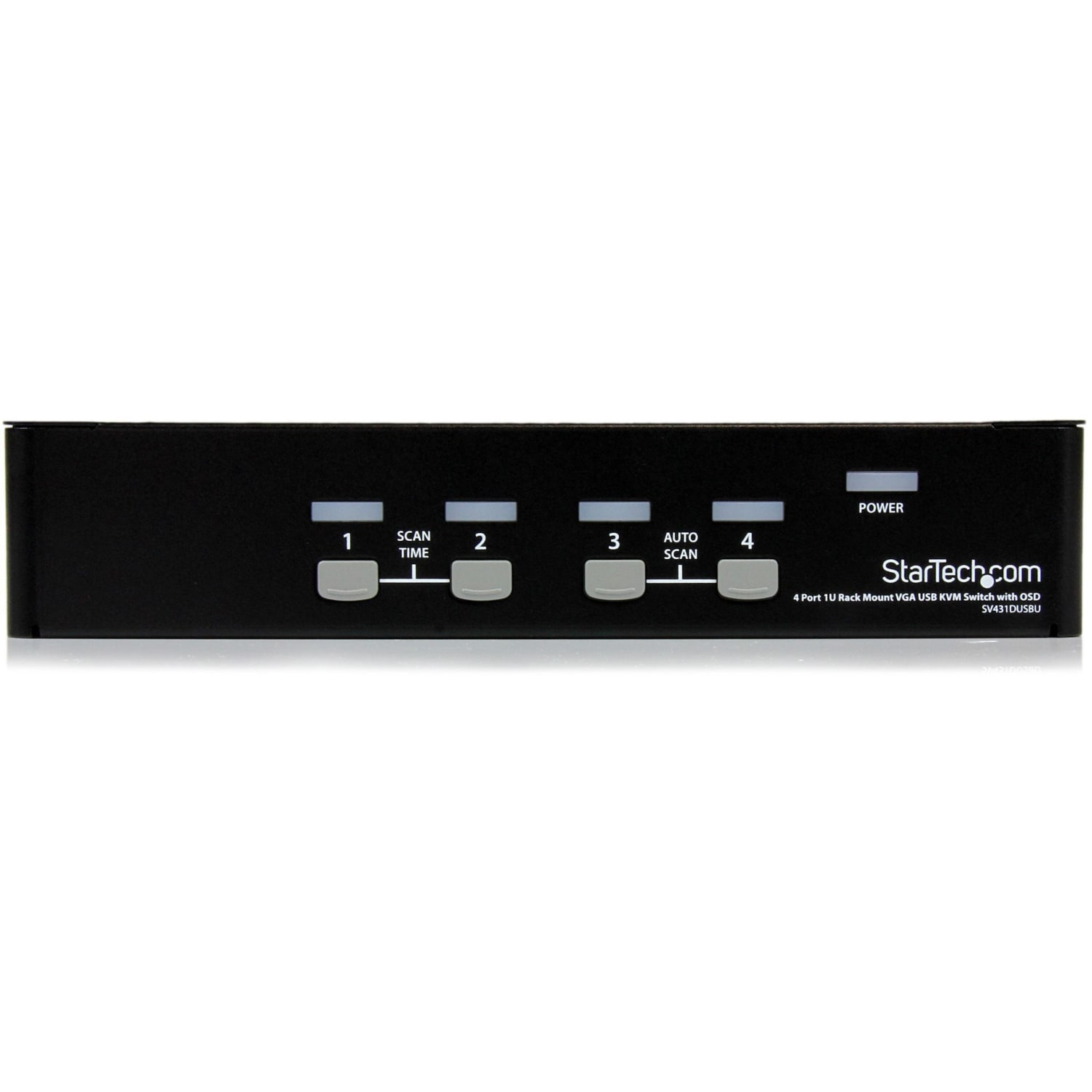 StarTech.com 4 Port 1U Rackmount USB KVM Switch with OSD - Control up to 4 VGA and USB computers from a single keyboard, mouse and monitor - Image 6