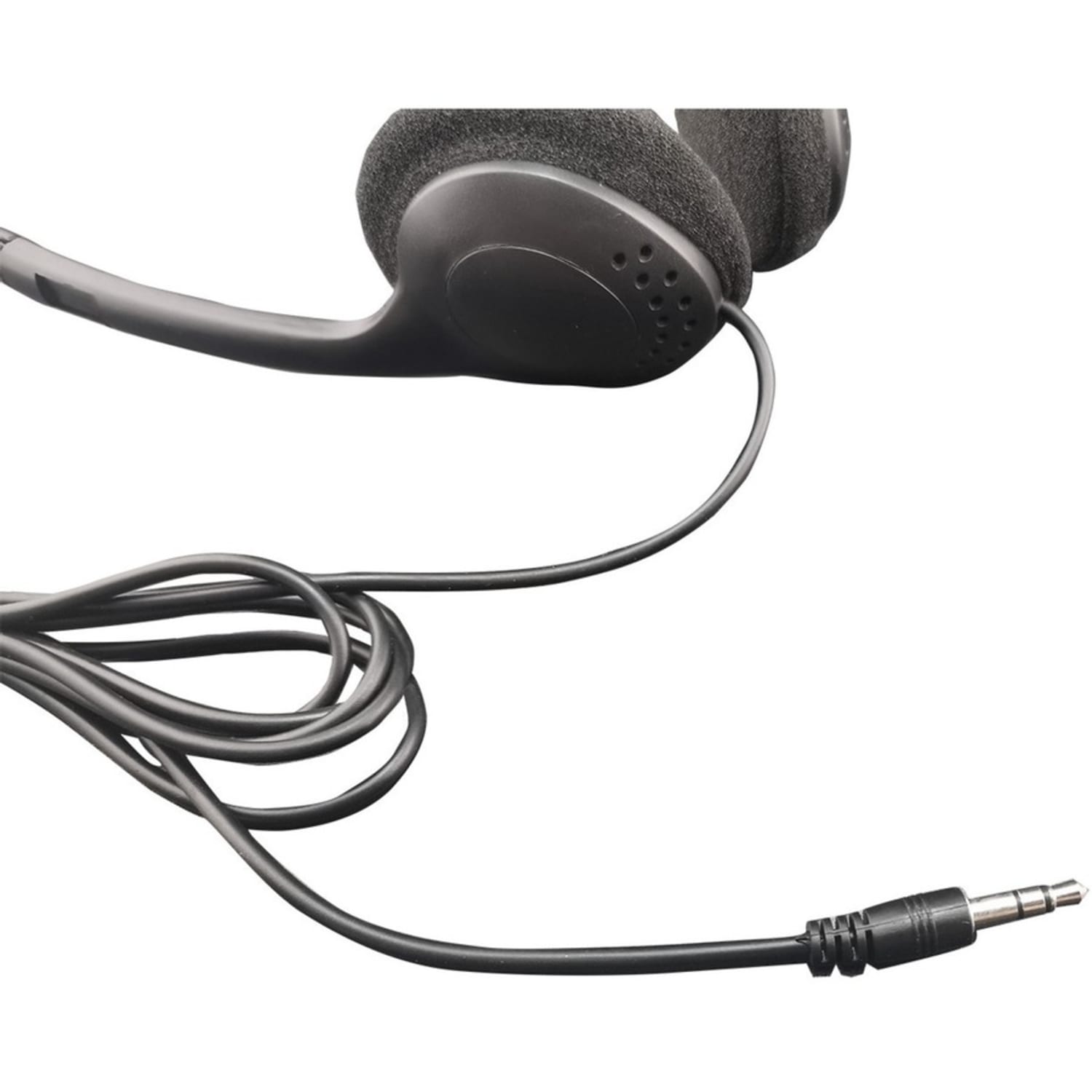 Hamilton Buhl Personal-Sized Economical Headphones, 100 Pack - Stereo - Black - Mini-phone (3.5mm) - Wired - 32 Ohm - 20 Hz 20 kHz - Over-the-head - Binaural - Supra-aural - Image 4