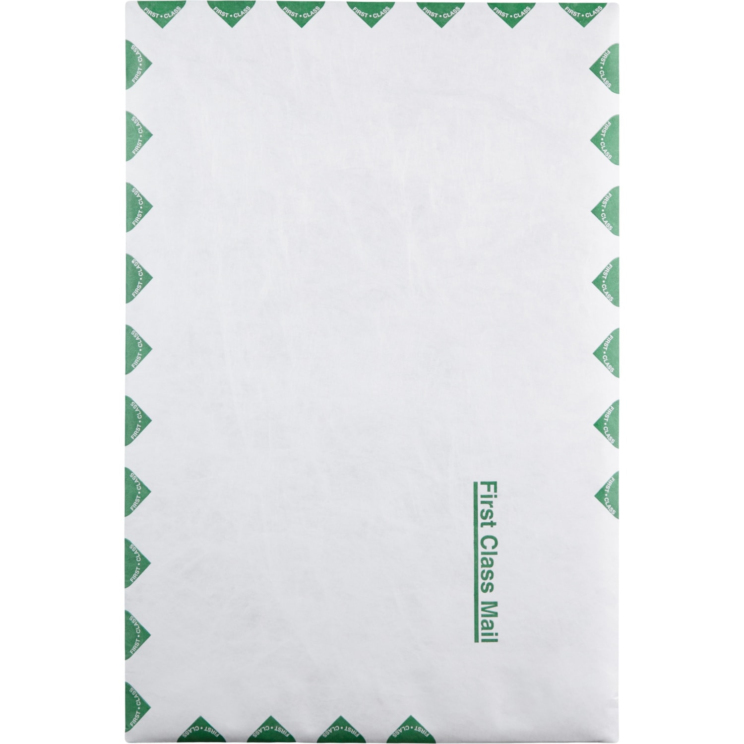Quality Park Tyvek First Class 10in x 15in Envelopes, 14 Lb, Self-Adhesive, Green/White, Box Of 100 - Image 3