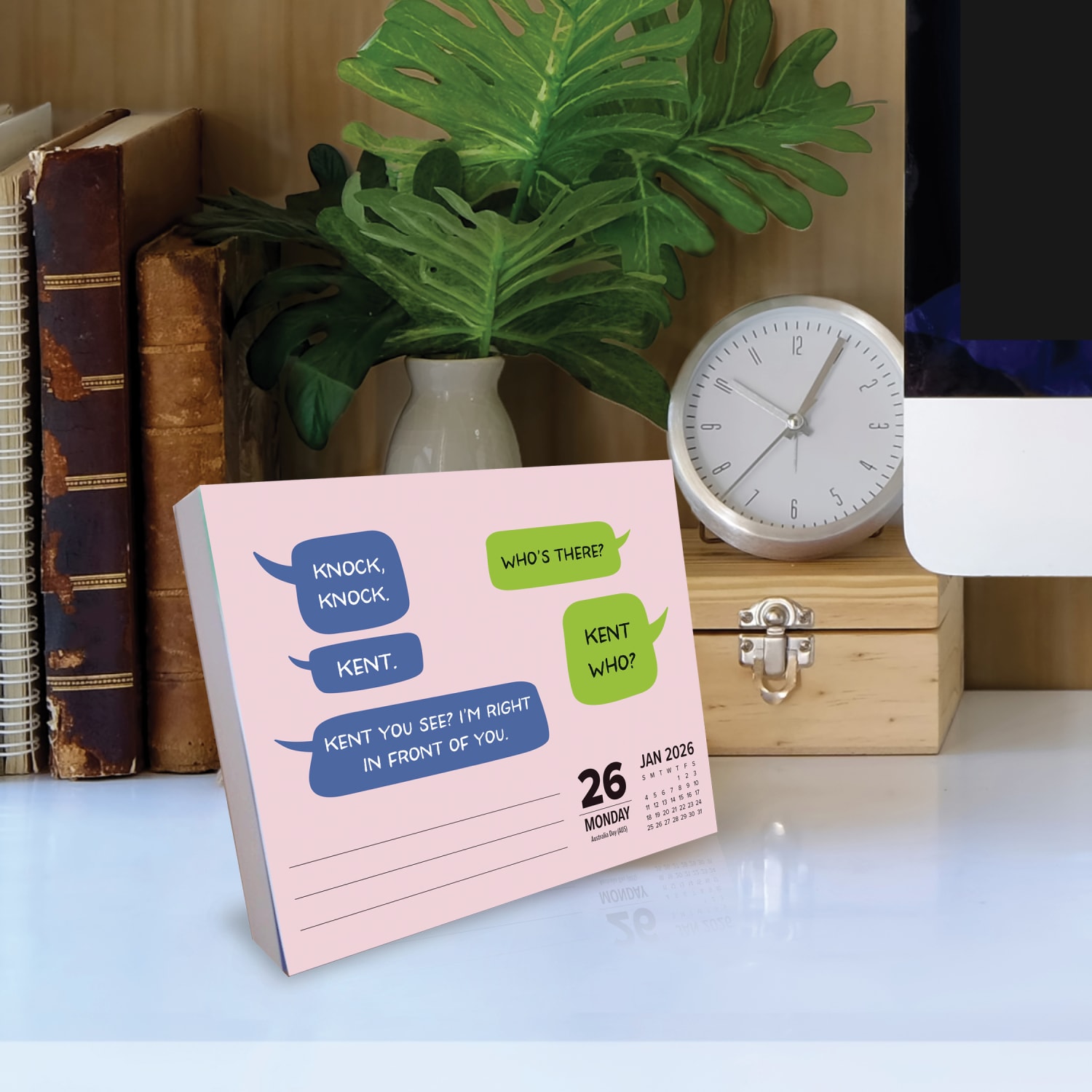 2026 Willow Creek Press Page-A-Day Daily Desk Calendar, 6-1/4in x 5-1/2in, Knock Knock, January To December, 54260 - Image 3