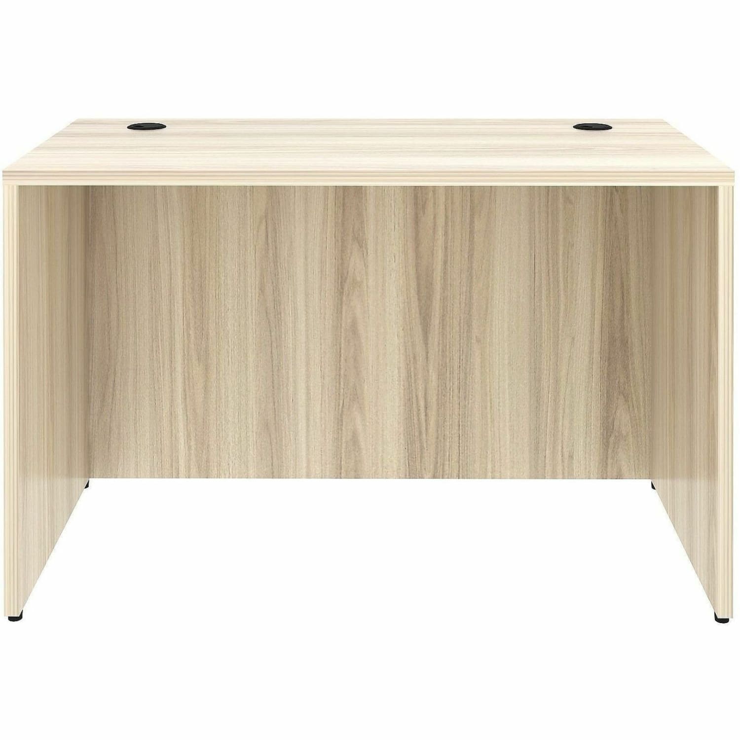 Lorell Essentials Retangular Desk Shell, Rectangle, 29.5inH x 48inW x 24inD, 1in Thick Top, Modern Elm - Image 3