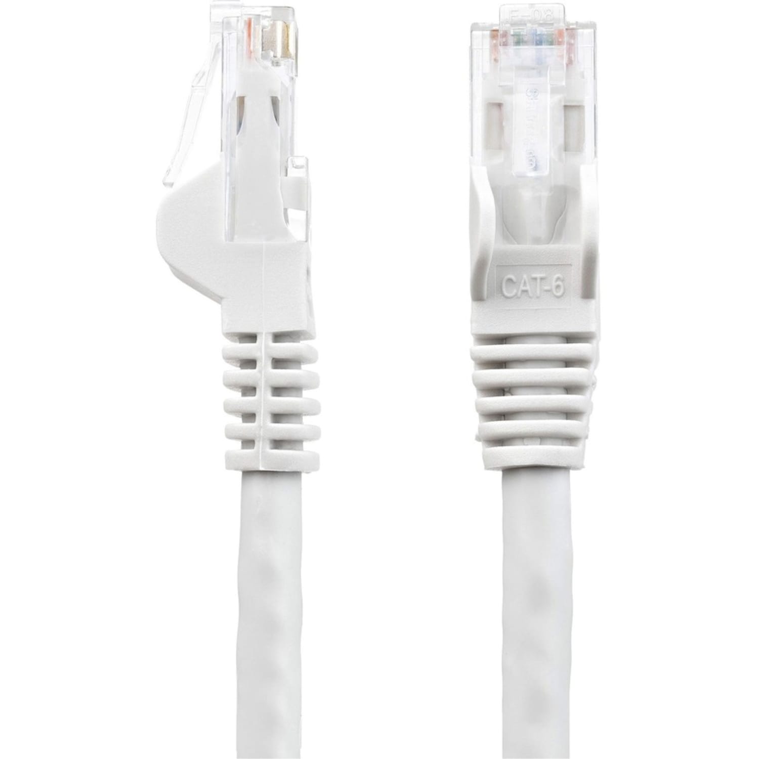 StarTech.com 6in CAT6 Ethernet Cable - White Snagless Gigabit CAT 6 Wire - 6in White CAT6 up to 160ft - N6PATCH6INWH - Image 4