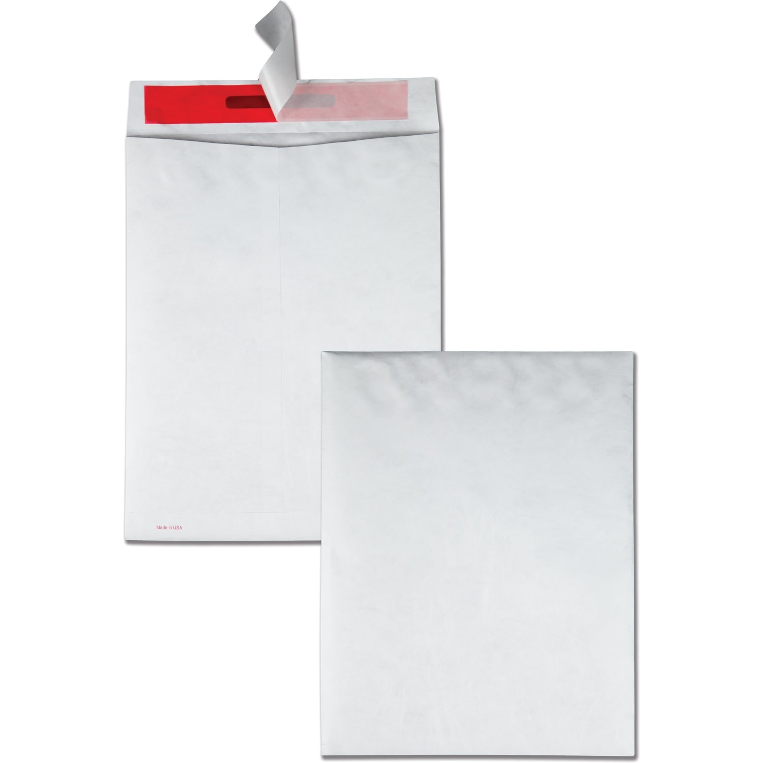 Survivor Tyvek Tamper-Indicator Envelopes, 10in x 13in, Self-Adhesive, White, Box Of 100 - Image 3