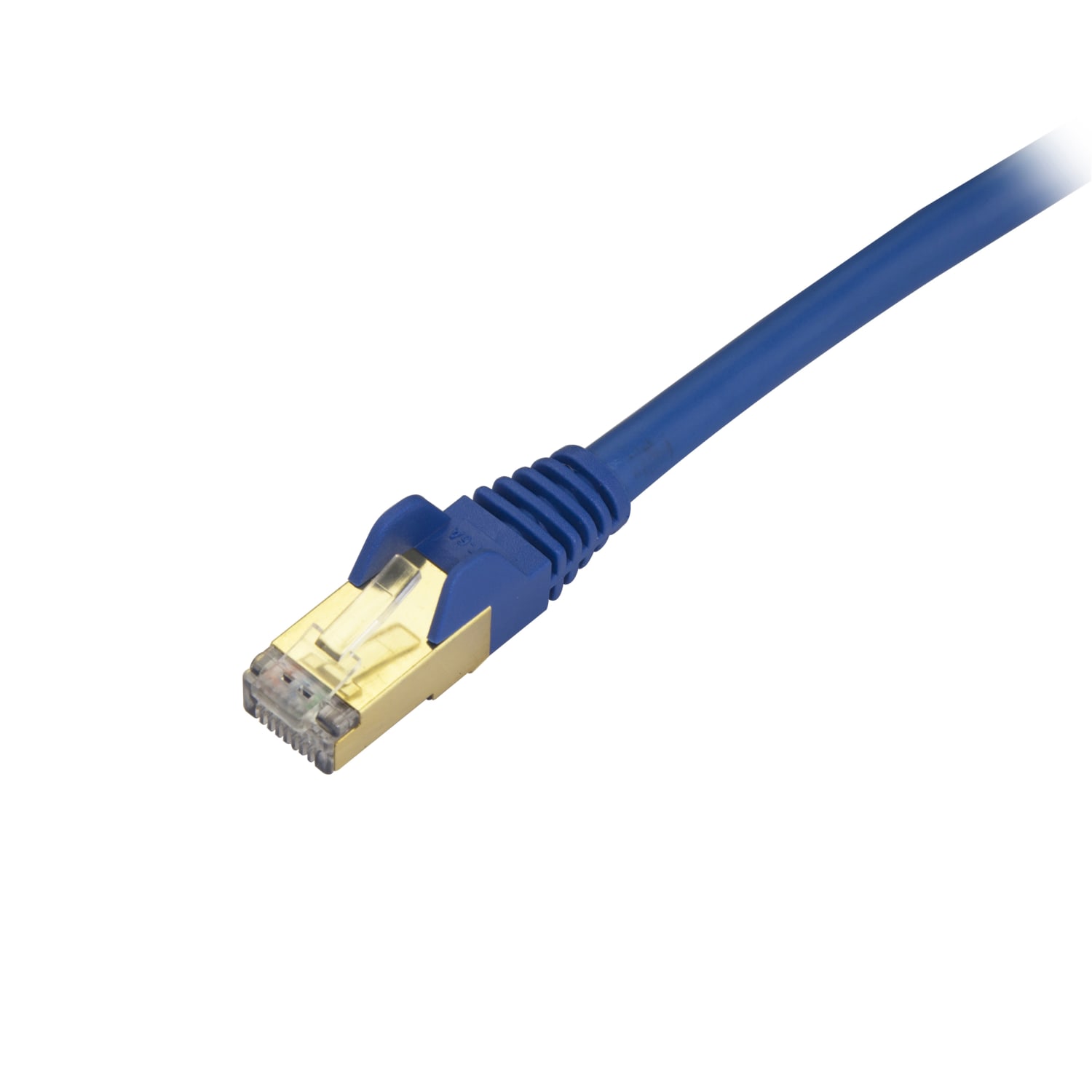 StarTech.com 14ft CAT6a Ethernet Cable - 10 Gigabit Category 6a Shielded Snagless 100W PoE Patch Cord - 10GbE Blue UL Certified Wiring/TIA - CAT6a Ethernet Cable delivers 10 Gigabit connection free of noise & EMI/RFI interference - Image 3