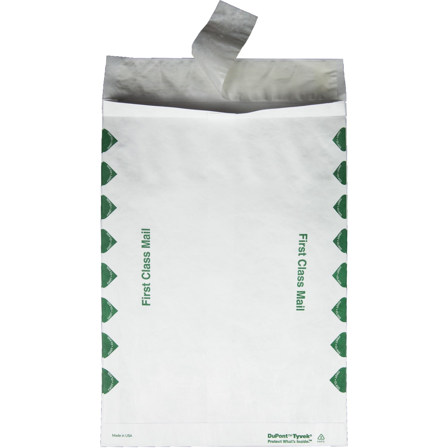 Quality Park Dupont Tyvek Grip-Seal Expansion Envelopes, Open Side, 18 Lb, First Class, 10in x 13in x 1 1/2in, Self-Adhesive, White, Box Of 100 - Image 4