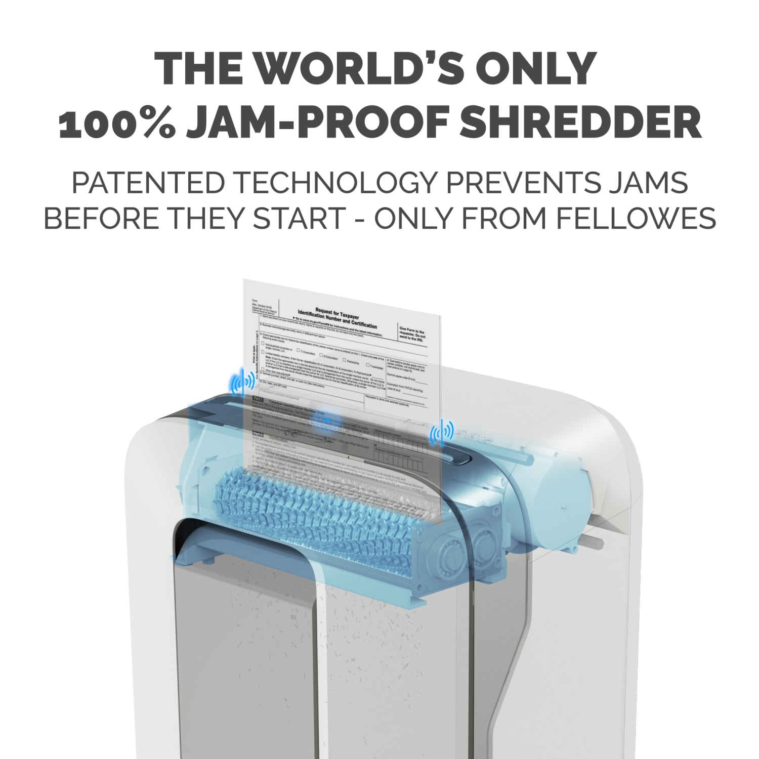 Fellowes Powershred LX200 12 Sheet Micro-Cut Paper Shredder, White, 5015101 - Image 3